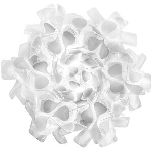 SLAMP lampe murale applique ou lampe de plafond plafonnier CLIZIA MAMA NON MAMA WHITE (Mini - Cristalflex®)