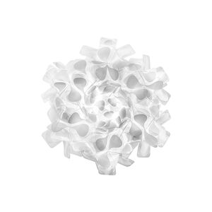 SLAMP lampe murale applique ou lampe de plafond plafonnier CLIZIA MAMA NON MAMA WHITE (Medium - Cristalflex®)