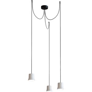 ARTEMIDE lampe a suspension GIO.LIGHT CLUSTER (Blanc - aluminium et verre)