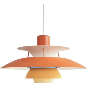 LOUIS POULSEN lampe a suspension PH 5 (Nuance d'Orange - Aluminium)