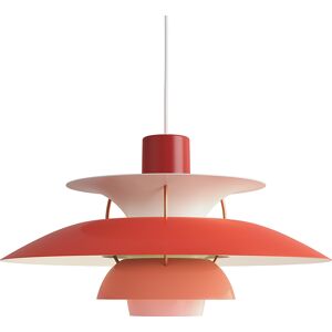 LOUIS POULSEN lampe a suspension PH 5 (Nuances de tons rouge - Aluminium)