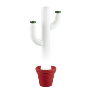 SLIDE lampadaire CACTUS (Blanc, vase et fleurs de votre choix - Polyethylene)