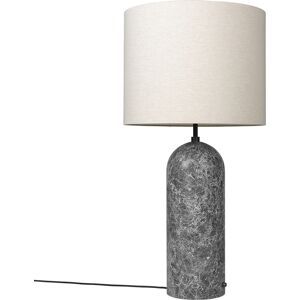 GUBI lampadaire GRAVITY XL LOW (Gris - Marbre et Tissu Canvas)