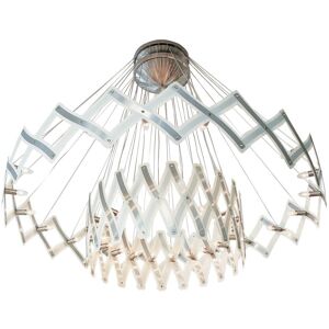 SERIEN LIGHTING lampe a suspension ZOOM XL 2 (brosse - Acier Inox)