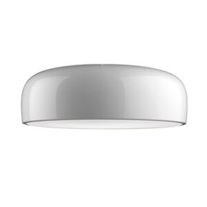 FLOS lampe au plafond plafonnier SMITHFIELD PRO C a LED (Blanc - Methacrylate / aluminium)