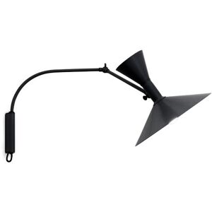 NEMO lampe murale applique LAMPE DE MARSEILLE MINI (Black grey RAL 7021 - Metal)