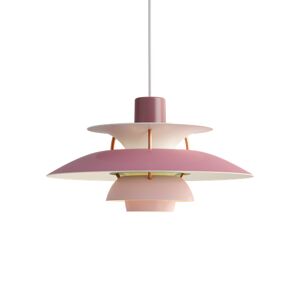 LOUIS POULSEN lampe a suspension PH 5 MINI (Sfumature di rosa - Aluminium)