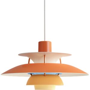 LOUIS POULSEN lampe a suspension PH 5 MINI (Nuance d'Orange - Aluminium)