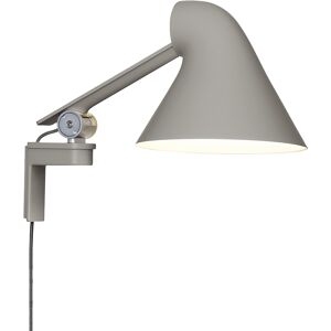 LOUIS POULSEN lampe murale applique NJP avec bras court (Gris clair 2700K - Aluminium)