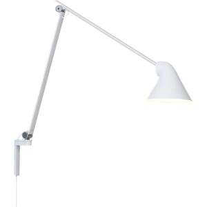 LOUIS POULSEN lampe murale applique NJP avec bras long (blanc 2700K - Aluminium)