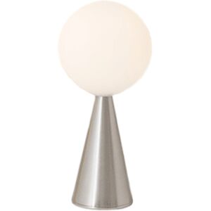 FONTANA ARTE lampe de table BILIA MINI LED (Nickel - Verre souffle satine et metallo)