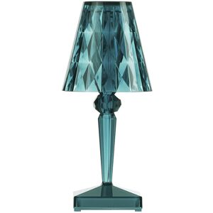 KARTELL lampe de table BIG BATTERY avec batterie dimmable (Bleu - PMMA)