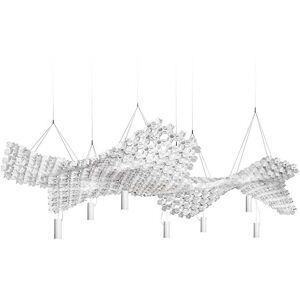 SLAMP lampe a suspension NUVEM composition de 7 modules