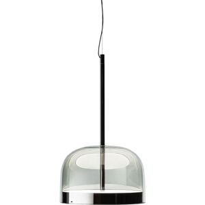 FONTANA ARTE lampe a suspension EQUATORE SMALL (Noir brillant - verre et metal)