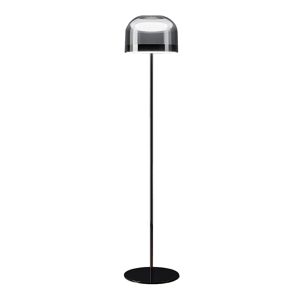 FONTANA ARTE lampadaire EQUATORE LARGE (Noir brillant - verre et metal)