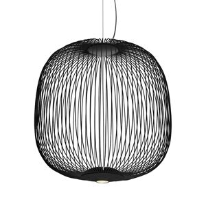 FOSCARINI lampe a suspension SPOKES 2 LED (Dimmer / Noir - Acier et aluminium vernis)