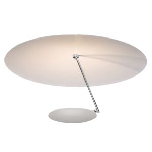 CATELLANI & SMITH lampe de plafond LEDERAM C180 (Blanc / tige satine / disque blanc - Metal)