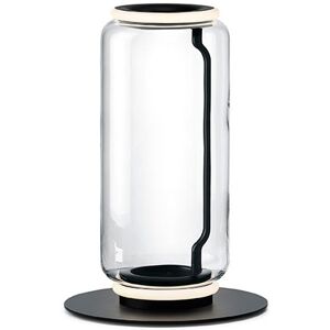 FLOS lampadaire NOCTAMBULE (1 High Cylinder - Verre souffle / Aluminium moule sous pression noir)