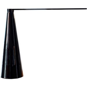 MARTINELLI LUCE lampe de table ELICA (Noir H 38 cm - Aluminium verni)