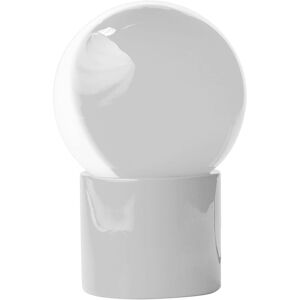 MARTINELLI LUCE lampe de table PULCE (Blanc - Aluminium peint et verre opale)