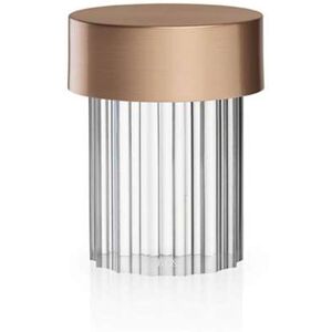 FLOS lampe de table LAST ORDER (Copper / Fluted - Verre, metal et polycarbonate)