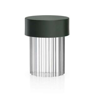 FLOS lampe de table LAST ORDER (Green / Fluted - Verre, metal et polycarbonate)
