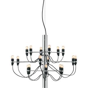 FLOS lampe a suspension 2097/18 (Chrome avec ampoules claires - Acier)