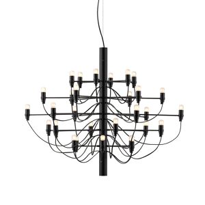 FLOS lampe a suspension 2097/30 (Noir avec ampoules givre - Acier)
