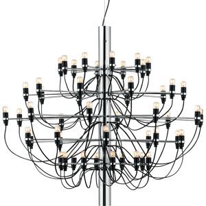 FLOS lampe a suspension 2097/50 (Chrome avec ampoules claires - Acier)