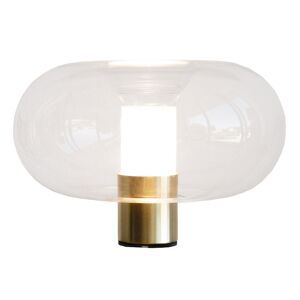 FONTANA ARTE lampe de table FONTANELLA PETITE (Laiton - Verre et metal galvanise)