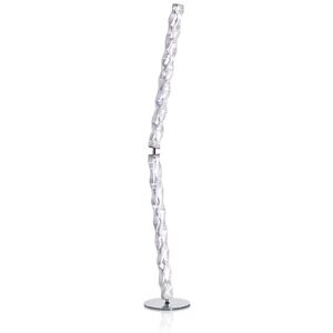 SLAMP lampadaire HUGO (Prisme - Lentiflex®, acier inox)