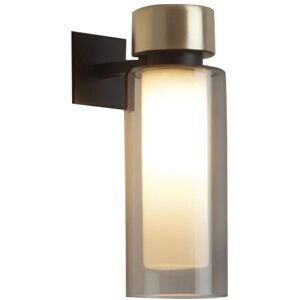 TOOY lampe murale applique OSMAN 560.45 (Laiton brosse, fume - verre et metal)