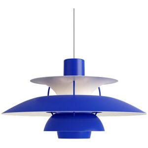 LOUIS POULSEN lampe a suspension PH 5 MONOCHROME (Bleu - Aluminium)