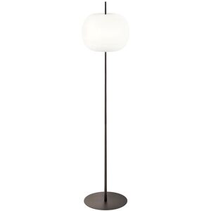 KDLN KUNDALINI lampadaire KUSHI XL (Noir - Verre souffle et metal)