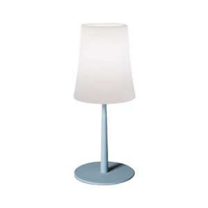 FOSCARINI lampe de table BIRDIE EASY (Bleu - Polycarbonate et metal)
