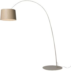 FOSCARINI lampadaire TWIGGY WOOD (Greige - Érable blanchi et metal)