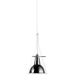 FONTANA ARTE lampe a suspension FLÛTE Flute (Chrome - verre et metal)