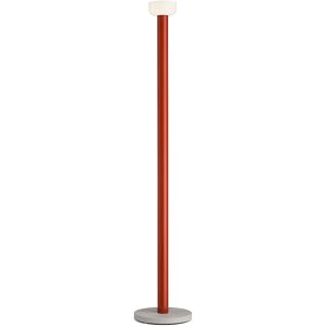 FLOS lampadaire BELLHOP (Brique / Blanc - Aluminium, verre et beton)