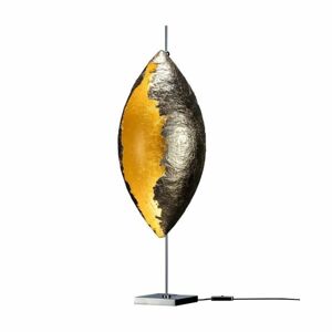 CATELLANI & SMITH lampe de table POSTKRISI 10 MALAGOLINA (Diffuseur argent, structure et base en nickel - Metal et fibre de verre)