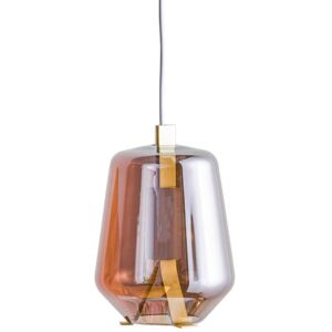 PRANDINA lampe a suspension LUISA S1 (Glory rose, 2700K - Heritage laiton et verre)