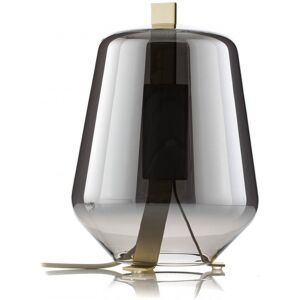 PRANDINA lampe de table LUISA T3 (Fume, 2700K - Heritage laiton et verre)