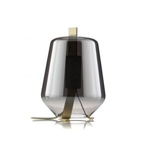 PRANDINA lampe de table LUISA T1 (Fume, 2700K - Heritage laiton et verre)