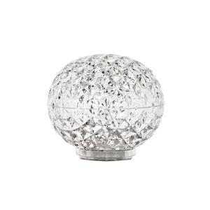 KARTELL lampe de table MINI PLANET avec batterie dimmable (Cristal - PMMA)