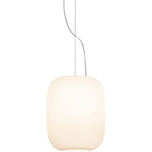 PRANDINA lampe a suspension SANTACHIARA LED S1 (Blanc opalin - Diffuseur en verre)