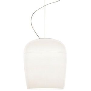 PRANDINA lampe a suspension TIARA S5 (Blanc, interieur blanc - verre soufle)