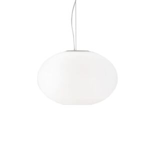 PRANDINA lampe a suspension ZERO S5 (Blanc opalin - Diffuseur en verre)
