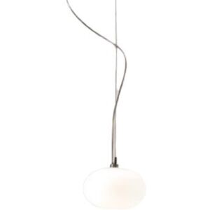 PRANDINA lampe a suspension ZERO S1G9 (Blanc opalin - Diffuseur en verre)