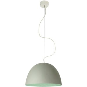 IN-ES.ARTDESIGN lampe a suspension H2O S CEMENTO (Interieur turquoise - Peinture effet beton et nebulite)