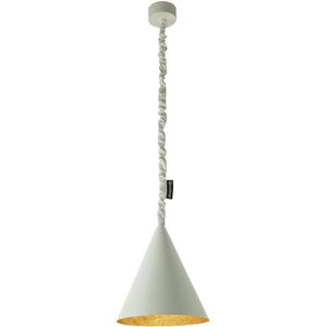 IN-ES.ARTDESIGN lampe a suspension JAZZ S CEMENTO (Interieur or - Peinture effet beton et nebulite)