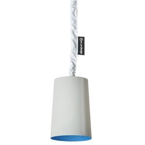 IN-ES.ARTDESIGN lampe a suspension PAINT CEMENTO (Interieur bleu - Peinture effet beton et nebulite)